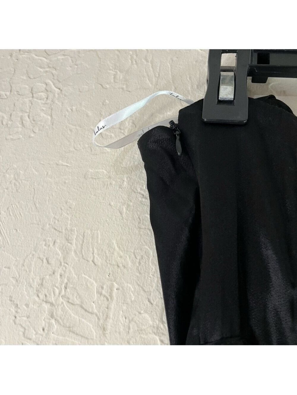 Lulu's Extraordinary Presence Black Satin Strapless Maxi Dress - Picture 12 of 14
